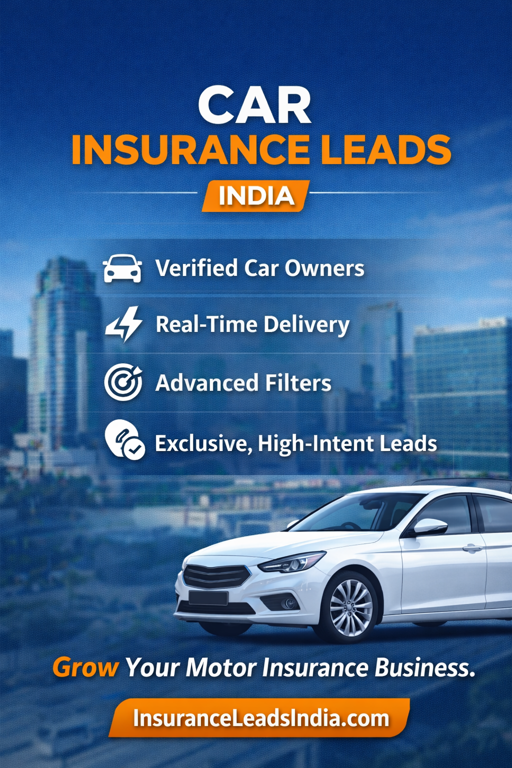 Car Insurance Leads India – Exclusive Motor Insurance Leads